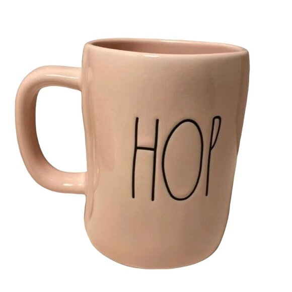 Rae Dunn Artisan Collection "Hip Hop" Pink Ceramic Mug NWOT - Picture 1 of 4